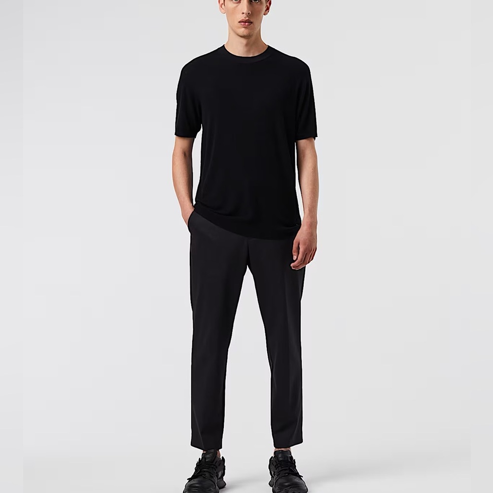 Alpha Tauri Men's Black Dress Pants